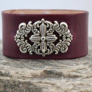 Hand Dyed Leather Bracelet